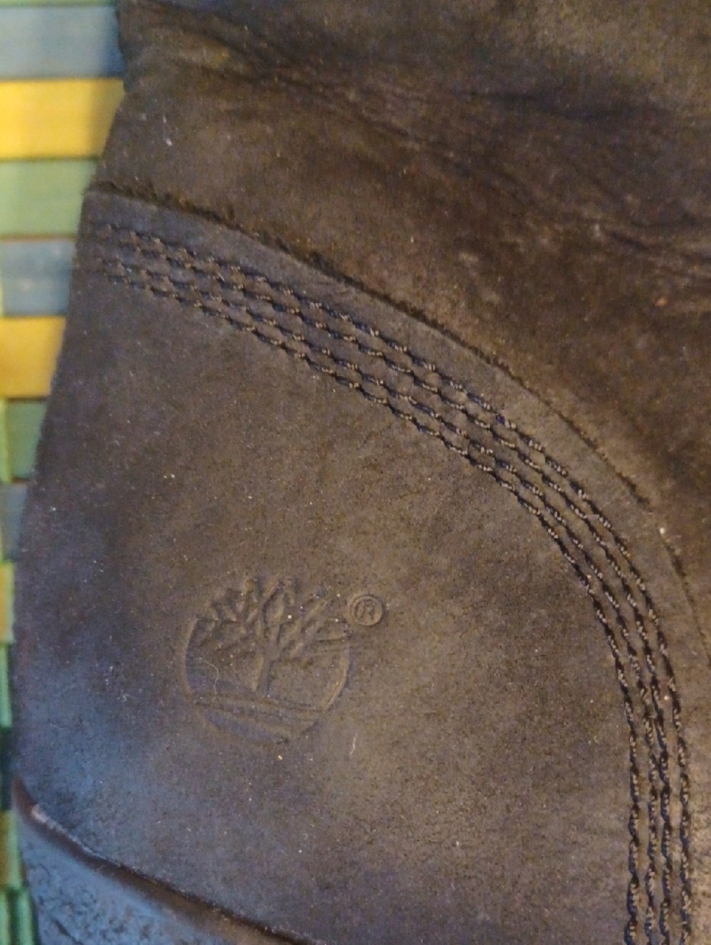 Timberland Women's Black Lace-Up Combat & Moto Boots Size 8.5W - Picture 7 of 13